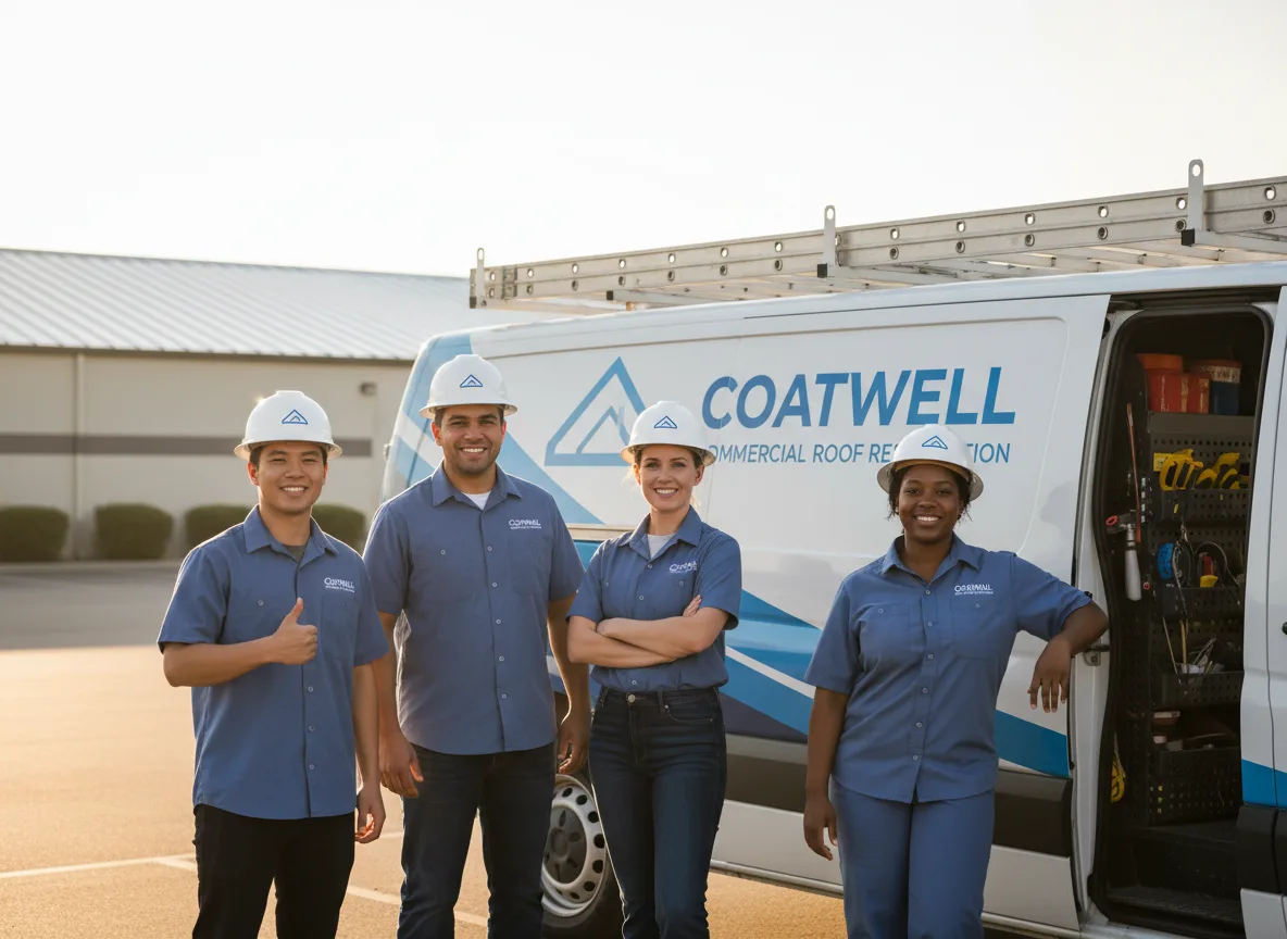 Commercial roof coating company in Termo, CA